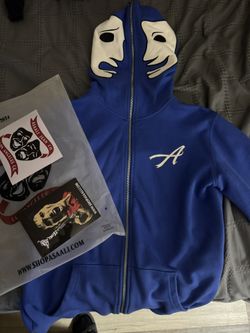 Asaali blue full zip up