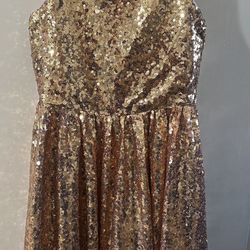 Sequins Dress From Disney Size 11-12  