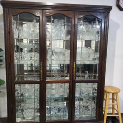 Antique China Cabinet Very Rare 