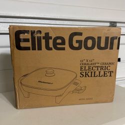 Brand New Elite Gourmet 12" Ceramic Electric Skillet