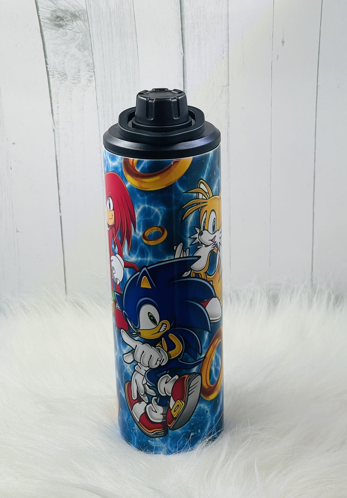 Sonic The Hedgehog Tumbler Water Bottle Cup, 22 Ounces for Sale in Santee,  CA - OfferUp