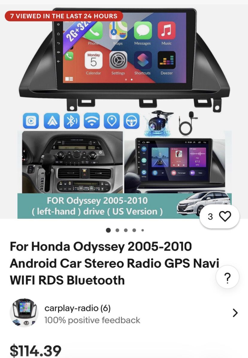 Honda Odyssey Car Stereo