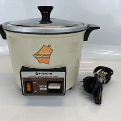 Hitachi Chime-O-Matic Food Steamer Rice Cooker 5.6 cup manual RD-4053 VTG Works