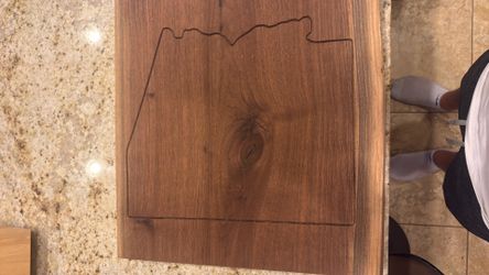 Handmade Artisanal Wooden Cutting Board (Unused)