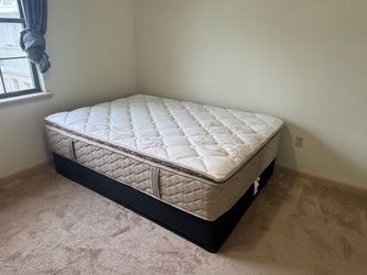 Full Size nearly new mattress & box spring