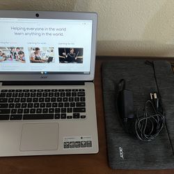 Acer 14” Chromebook, Ultra Thin, Webcam, HDMI, Case