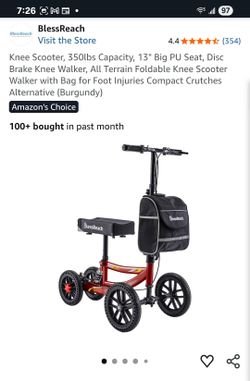 Open box knee scooter.