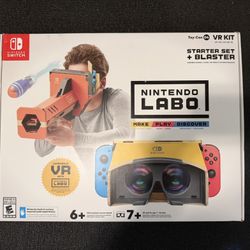 Nintendo Labo Toy-Con 04 VR Kit Starter Set + Blaster Nintendo Switch NEW  