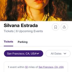 Silvana Estrada Tickets For San Francisco Show