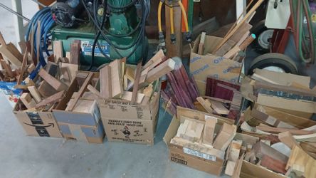 Hard wood cutoffs