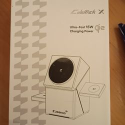 Zeehoo Cubetrick 3 in 1 Wireless Charging Station
