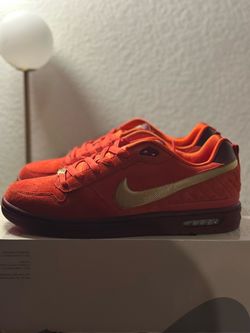 Nike SB Zoom Air Low Paul Rodriguez 10   sneakers in red & orange,, size US 10M