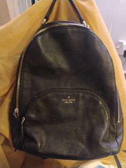 Kate Spade New York Black Leather Backpack in great condition. Lining is flawless and outside is almost perfect.
