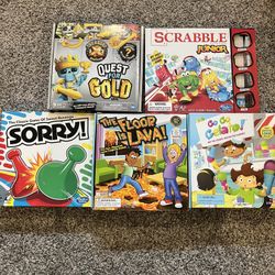 Board Games $6 Each 