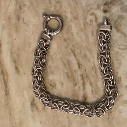 Authentic .925 Solid Sterling Silver Bracelet 