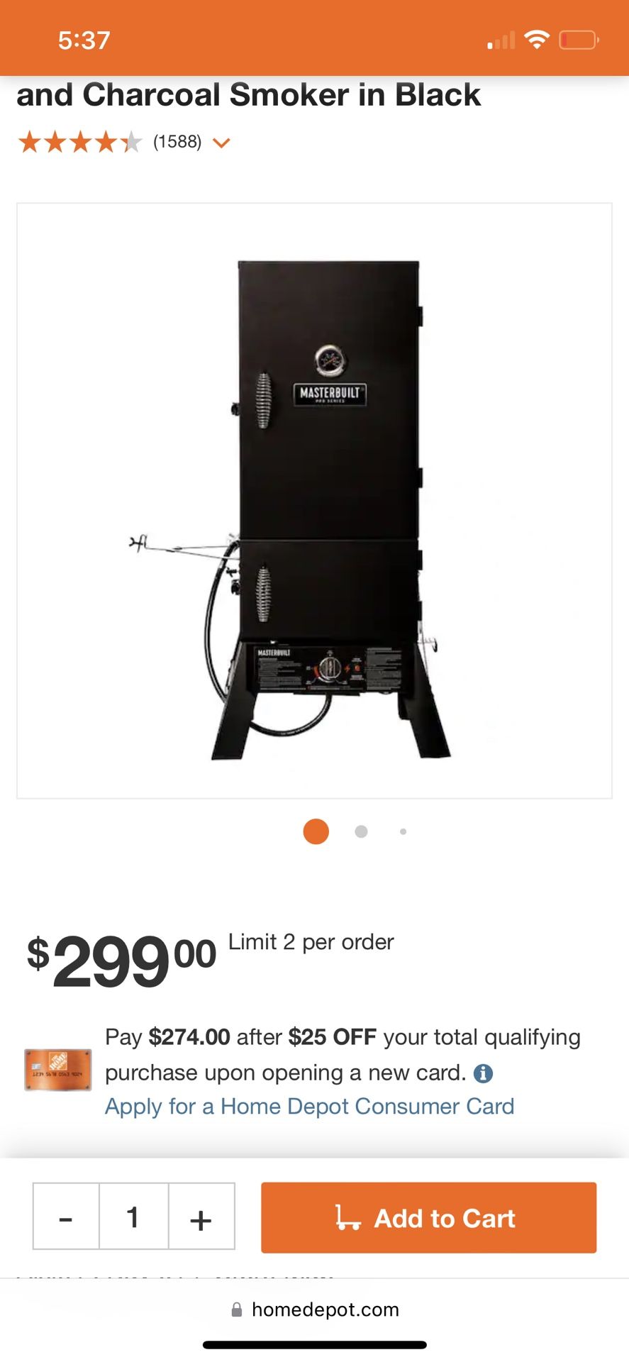 Masterbuilt Pro Smoker