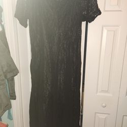 Black Dress With Black Lace