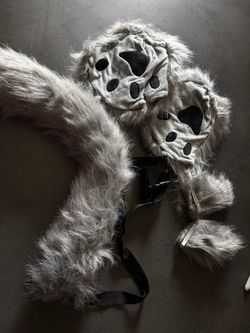 Gray wolf  adult Costume Halloween