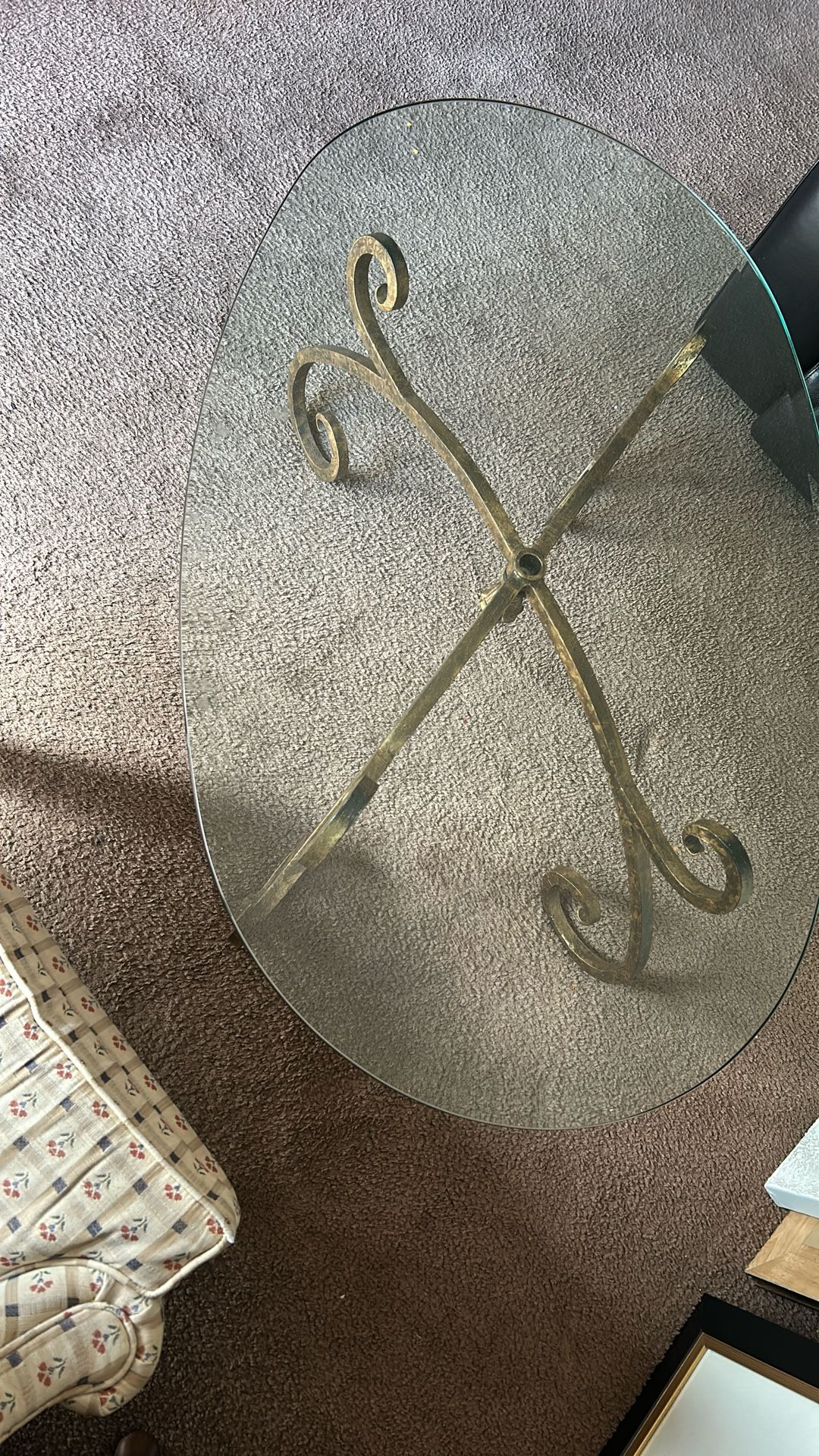Glass Table Antique