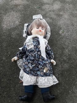 Antique german doll 18 inches tall