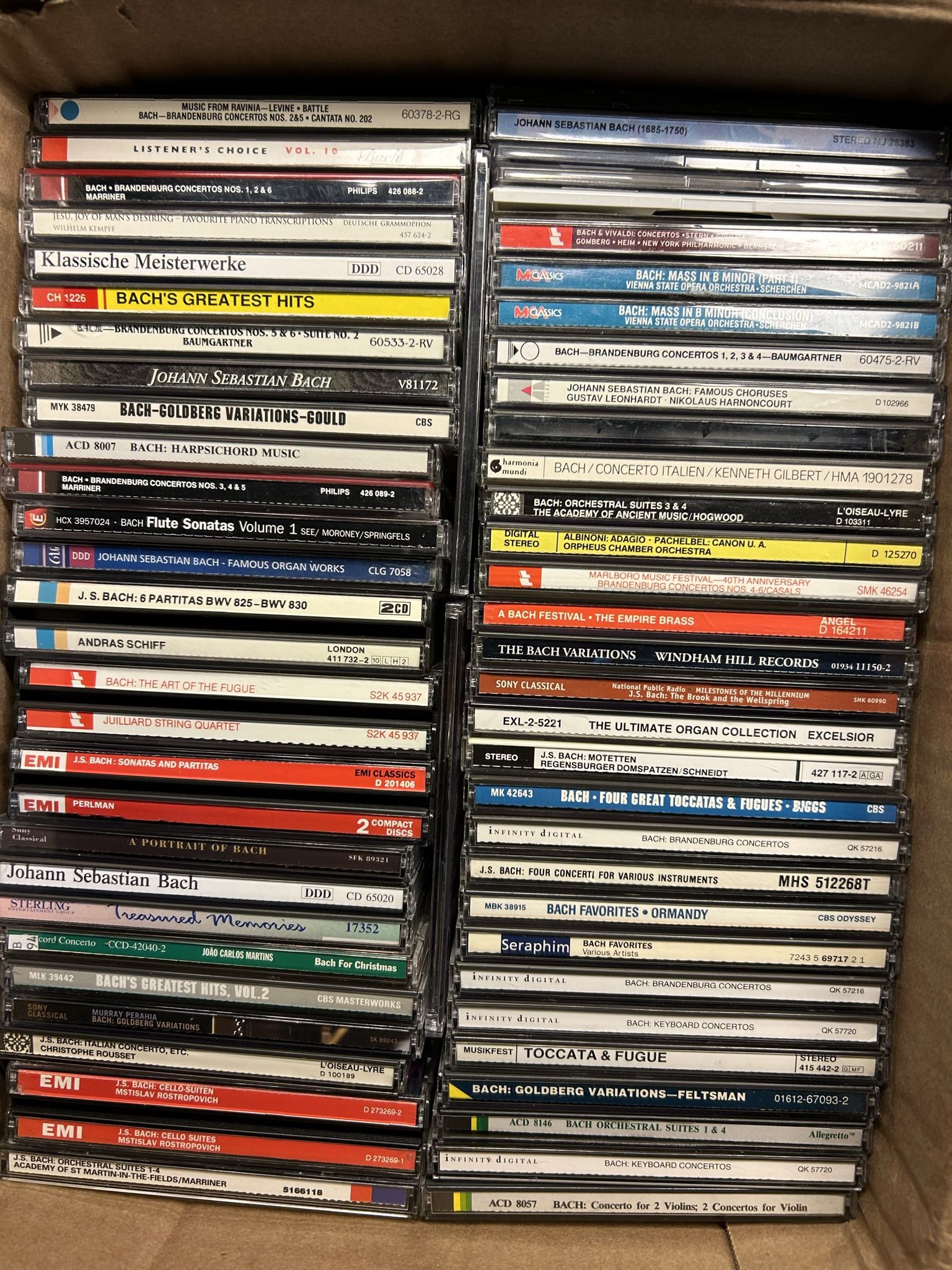 BACH 60 Cd Lot Classical Music