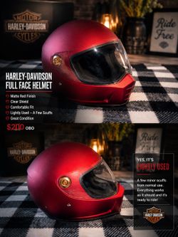 Motorcycle helmet women size small