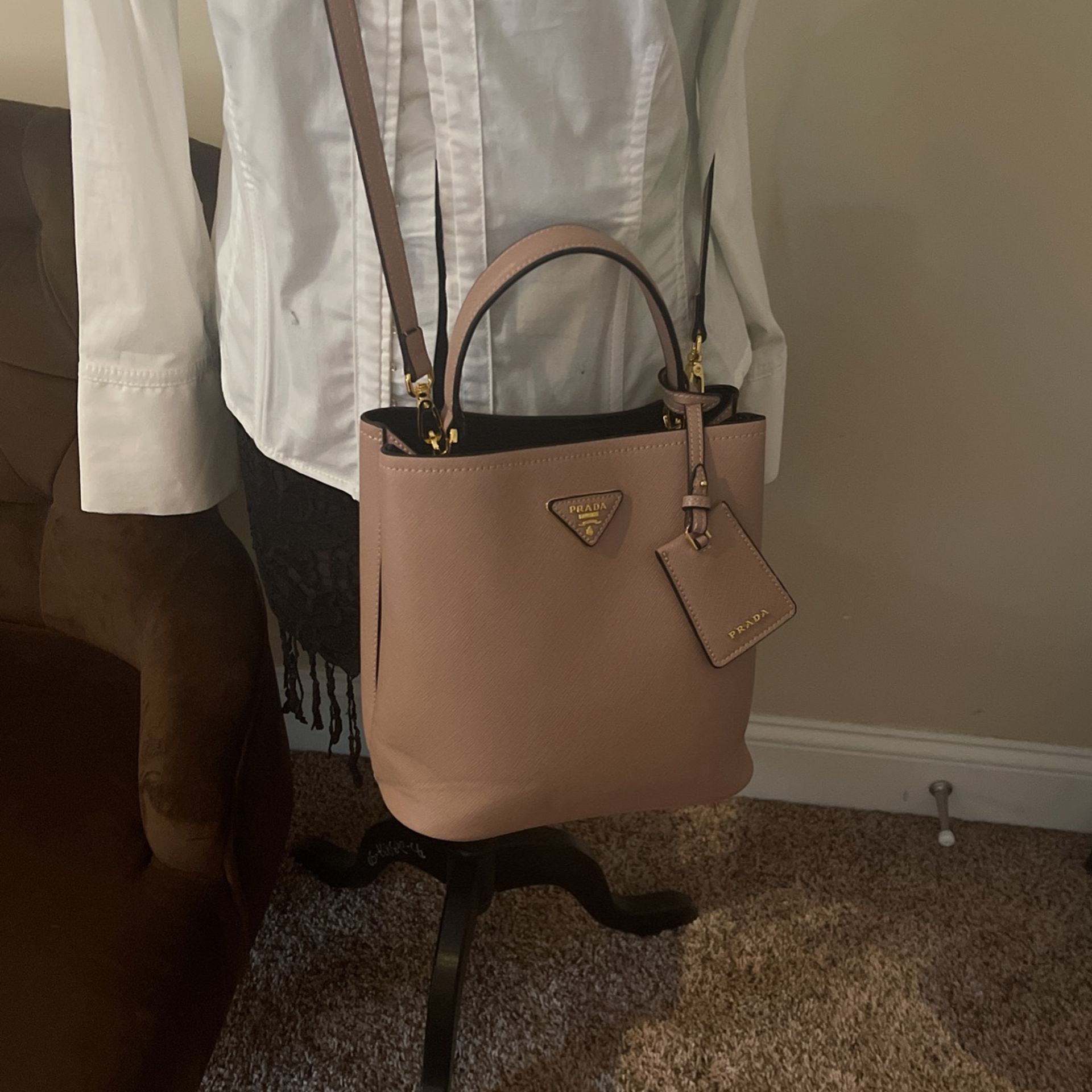 New authentic prada Tan bag 