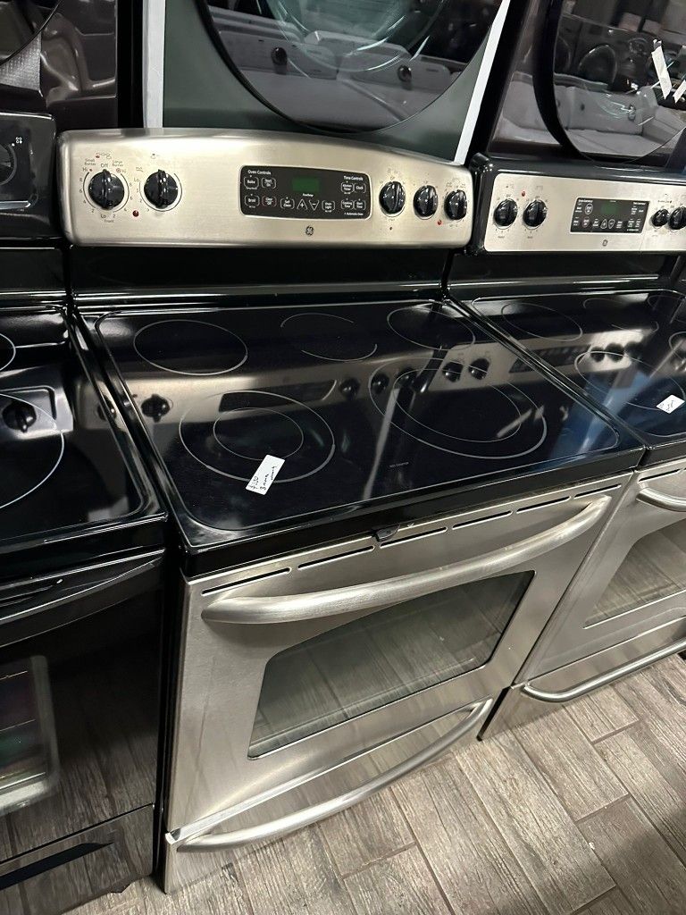 Ge profile stainless steel electric stove with warranty