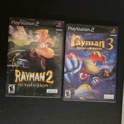 PS2 Rayman 2 Revolution/Rayman 3 Hoodlum Havoc