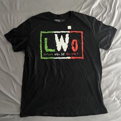WWE LWO Latino World Order T-Shirt Mens XL Black Authentic Rey Mysterio Mexico