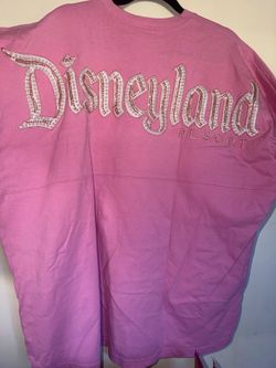 Disneyland Resort Pink Pearl Embellished Spirit Jersey Size 2XL - used
