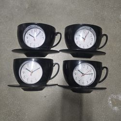 4 Reloj De Tazas Para Decorar Tu Cocina  Llevártelas Por $10 