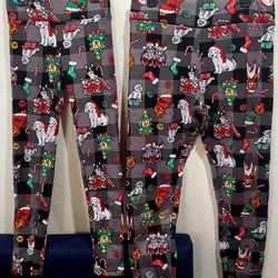 Extra Thick Warm Material Christmas Pajamas size Woman's Small 3/5  &  Woman's  XL  15/17  $10 Each 