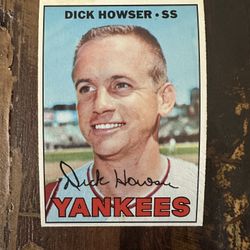 Dick Howser - MLB 1967 Yankees Trading Card