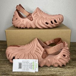 NEW Mens Pollex Clog Crocs Salehe Bembury Kuwata Pink Size 10