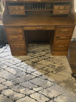 Old Oak solid oak desk