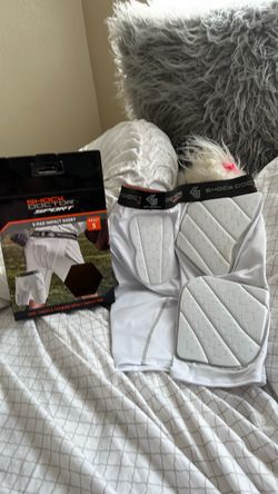 White Sports Impact padded shirt