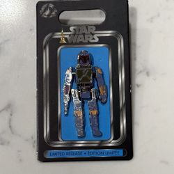 Disney Parks Star Wars Boba Fett Action Figure Pin