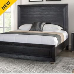 Queen Size Frame And Mattress