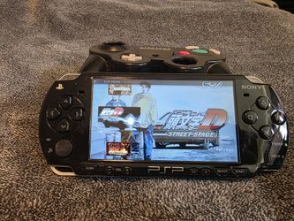 Playstation Psp 2000 Black Mod--ded Video Game Console