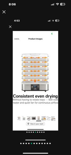 •Hamilton Beach Large Food Dehydrator•Jerky•Herbs•