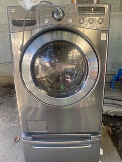 LG Front Load Washing Machine with Pedestal