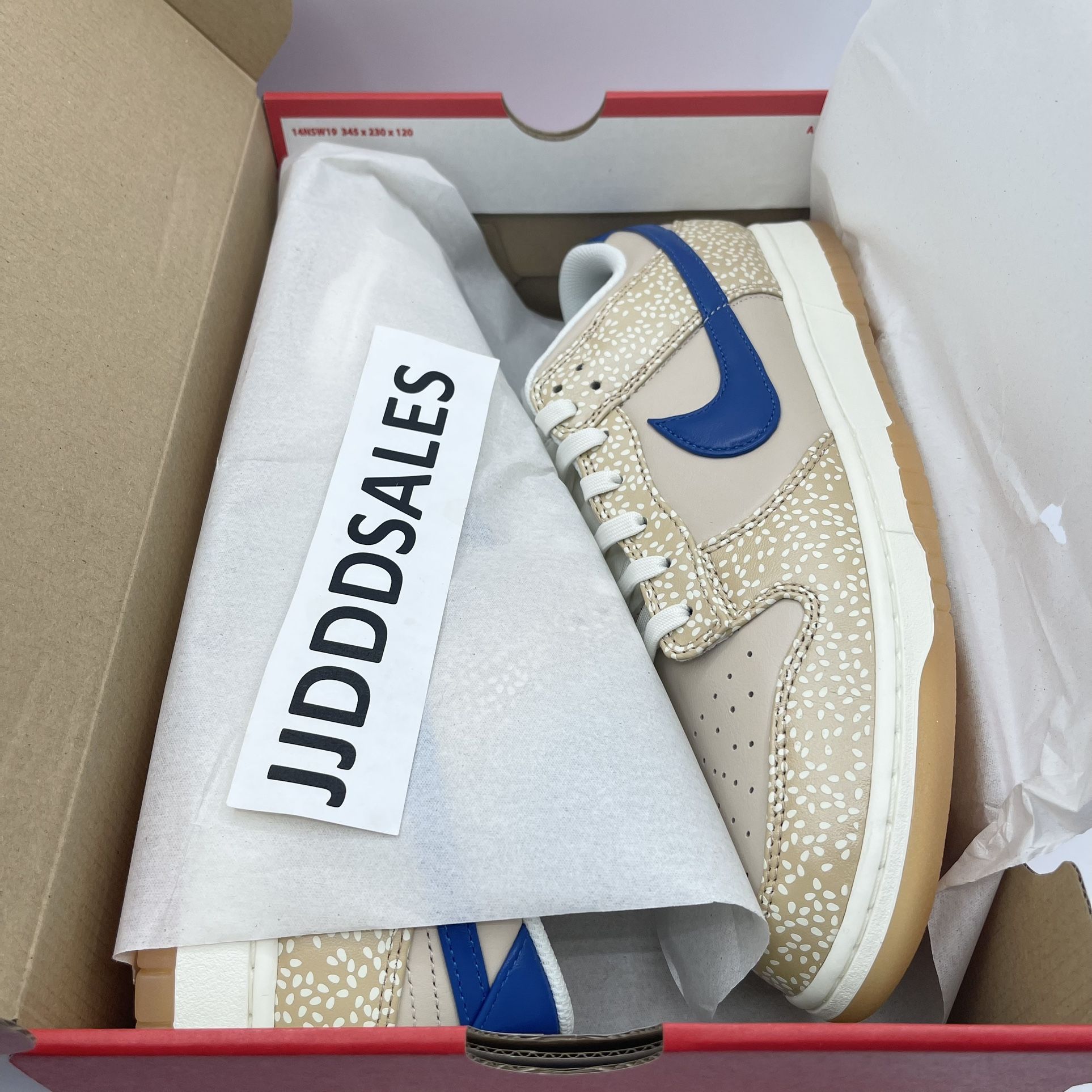 Nike Dunk Low Montreal Bagel Sesame DZ4853 200 Men’s Size 13.