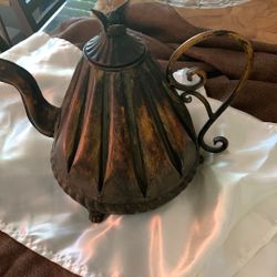 Metal Tea Kettle Decorations 