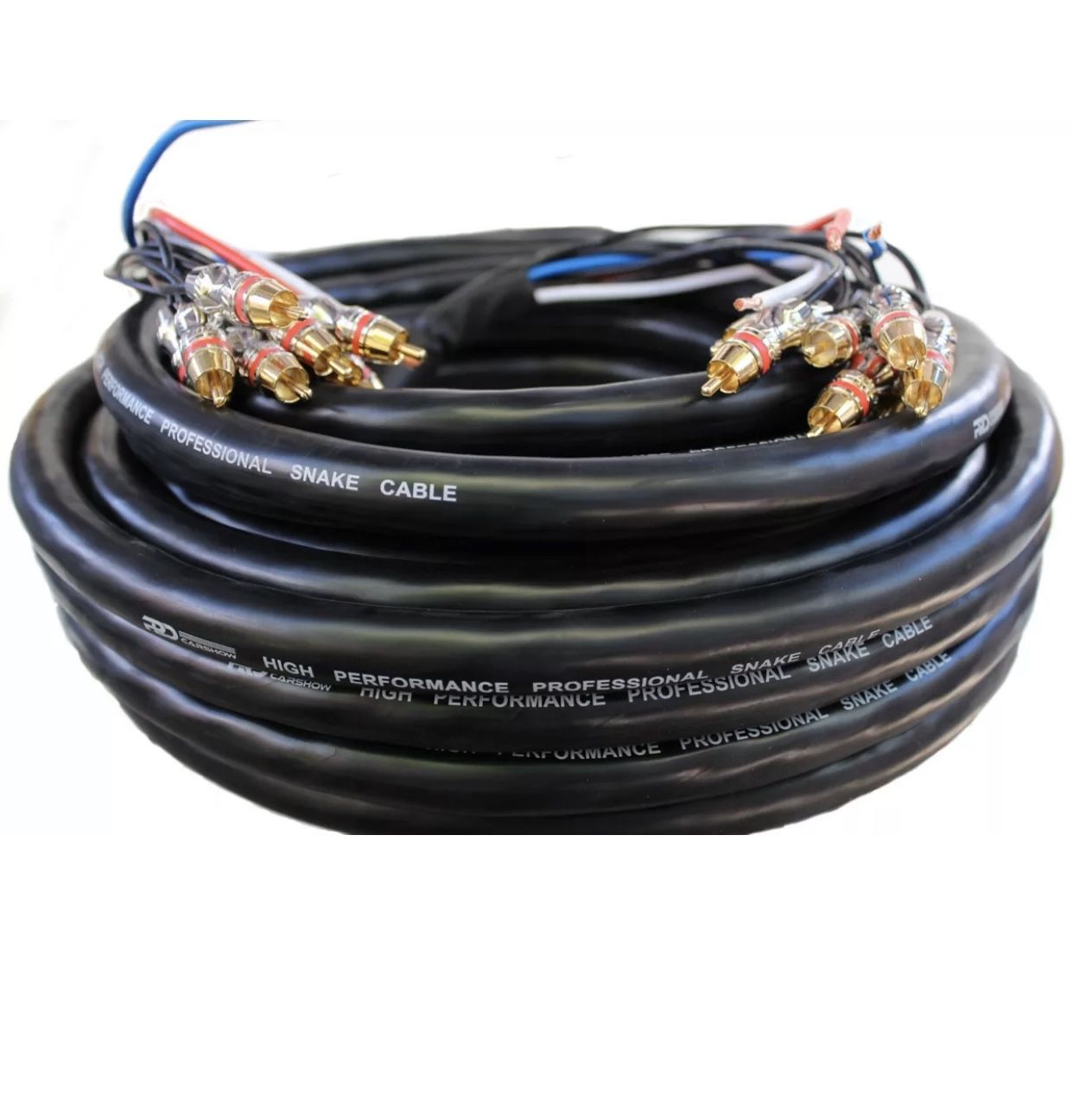 Medusa car audio 50 feed 11 Channel and (1 Cable RCA 17 Feed Free)