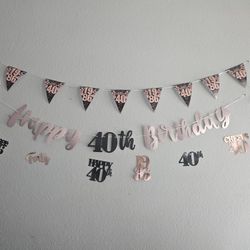 40th Birthday Decor