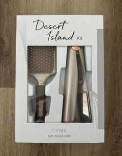 TYME Desert Island Kit Pro Iron & Paddle Brush (Rose Gold)