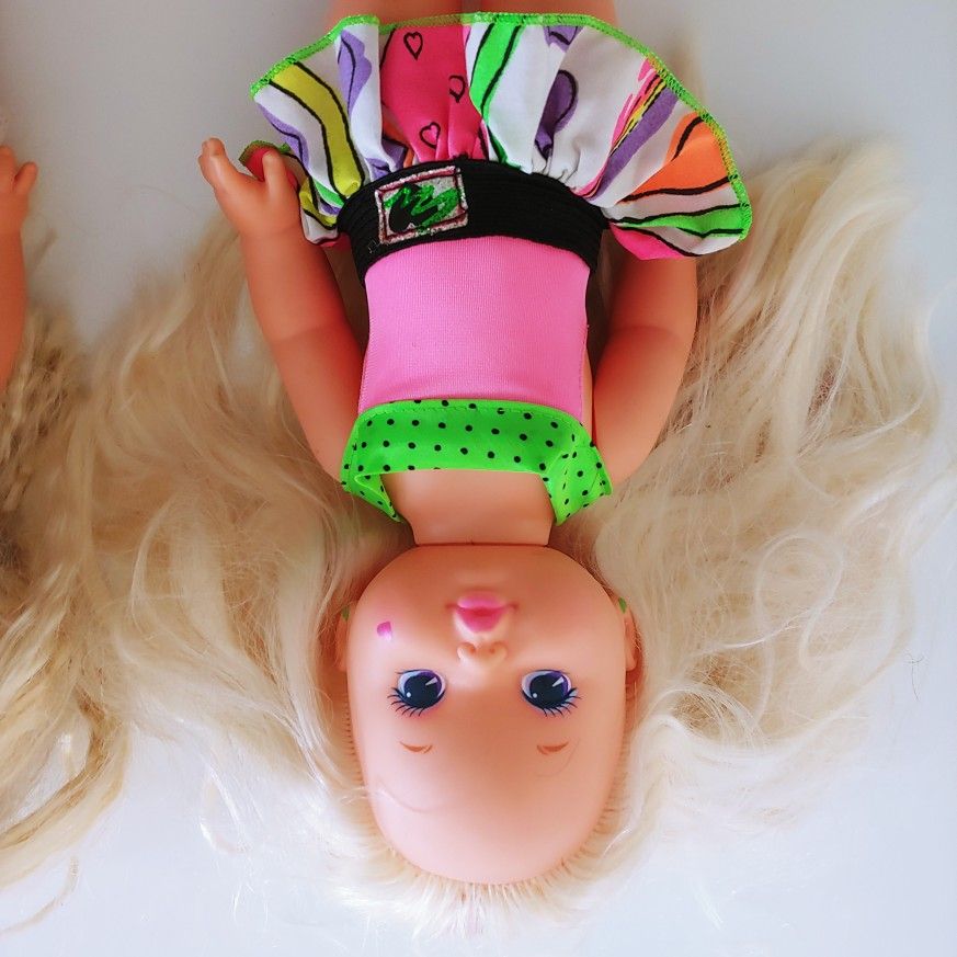 VTG Mattel Lil' Miss Doll 1988 89 Lil Miss Doll Rainbow Hair Magic - Main Image