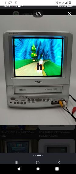 RCA 9inch TV vcr retro gaming