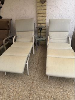 Patio Lounge chairs - two
